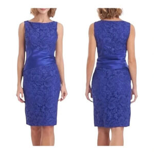 JS Collections SYDNEY EMBROIDERED LACE SHEATH DRESS NWOT
